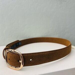 ASOS tan vegan buckle belt M